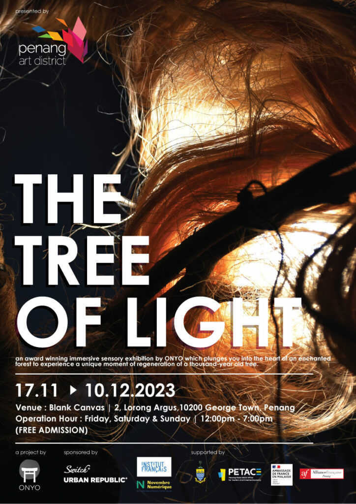 The Sensory Immersive Experience The Tree of Light in Penang, Malaisya